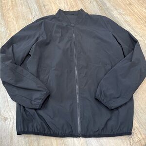 Zara Men's Black Windbreaker Jacket